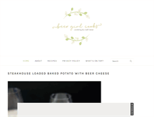 Tablet Screenshot of beergirlcooks.com